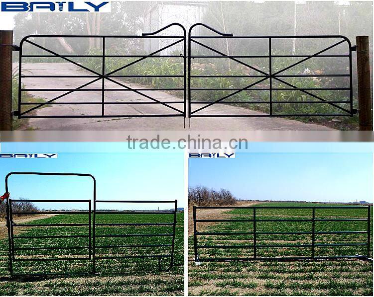 China factory supply various sized metal livestock farm fence gate