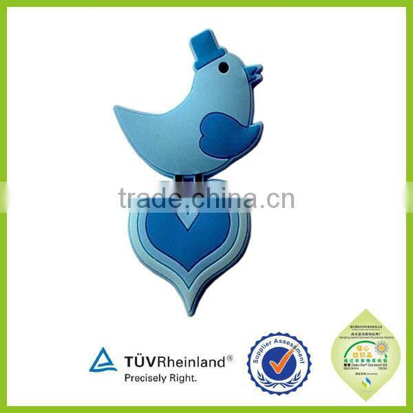 eco-friendly washable embossed adhesive rubber patch stickers