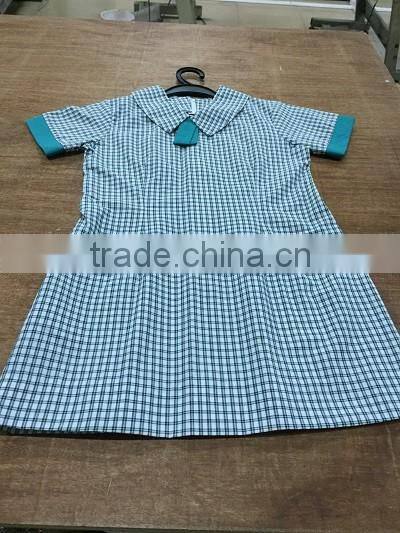 primary school uniform designs kids check fabric school girls pinafore