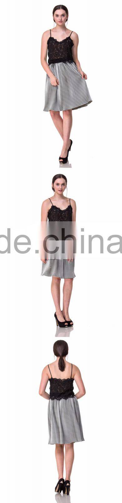 Domin fashion 2017 printing latest skirt design pictures