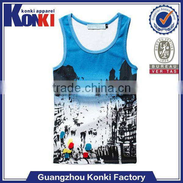 custom multicolor Comfortable organic cotton cheap tank tops