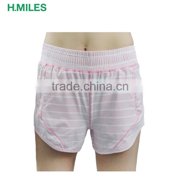 Workout Exercise athletic jogging white womens fitness running shorts sexy