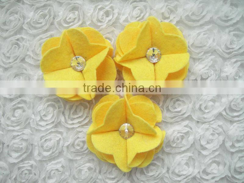 Beautiful fashion accessories for clothes artificial flowers for headbands