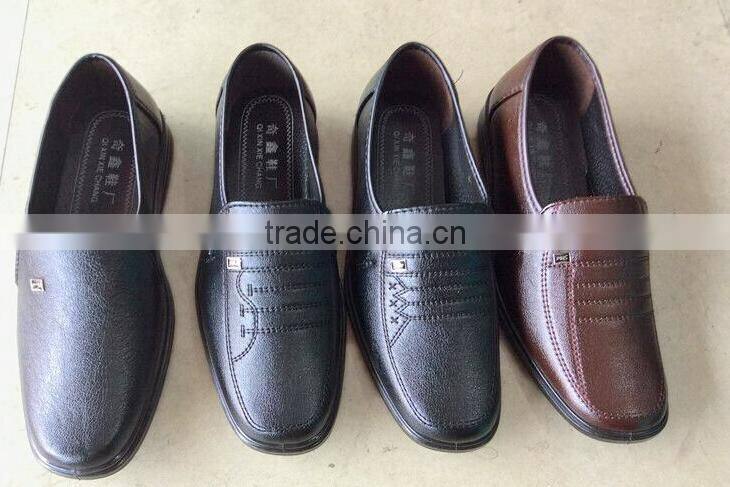 GZY men shoes genuine leather business male shoes stock genuine leather whoelsale guangzhou export quality 2017