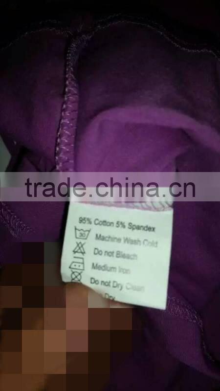 Comfortable beautiful high quality girl's long sleeves t-shirt stocklot clothing