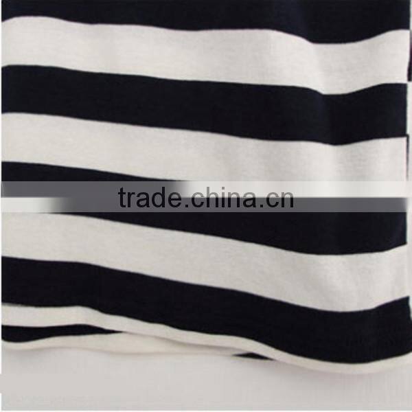 Red and black striped knitted maternity dresses, long sleeve cotton T-shirt dress for pregnant