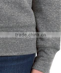 Juniors Tri-blend Wideneck Sweatshirt Lightweight Plain Crewneck Sweatshirt Women Raglan Long Sleeve Sweatshirt Hoodie OEM