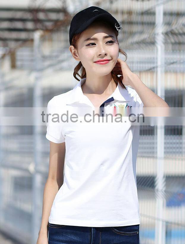 Top Good quality Popular Fashion t-shirt Polo womens design professional wholesale Polo shirts