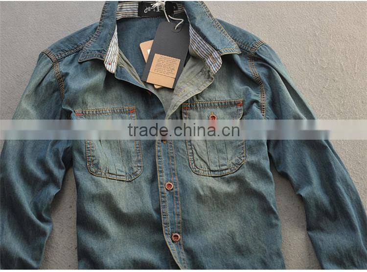 2015 High Quality custom design contrast color men slim fit half black half white shirt