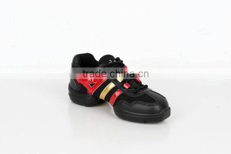 Free Fisher Jazz Dance Sneakers Black&Red L98208