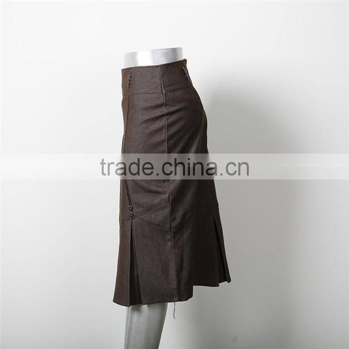 Latest fashion new arrival pleated skirt patterns