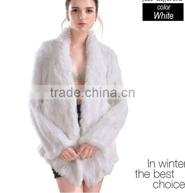 Short paragraph round neck seven sleeves fur coat autumn and winter women fashion warm wholesale custom