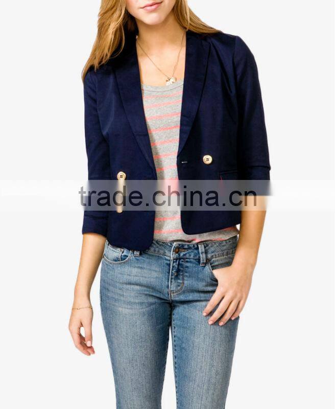 Women's Anchor Button Blazer