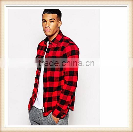 2016 multi color Flannel shirt , Fashionable flannel shirt