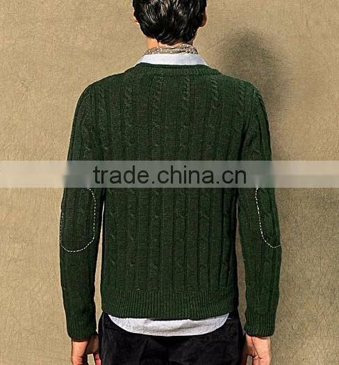 Hot sale buttons fasten long sleeve man cardigan