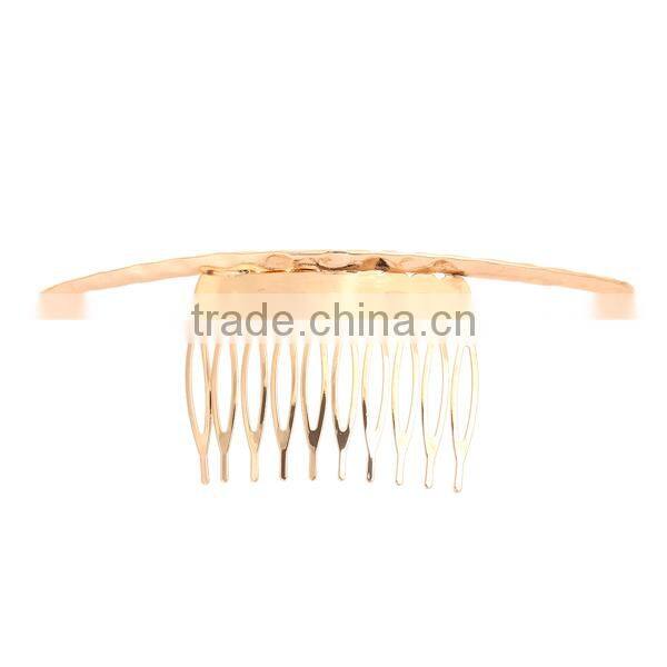 Hair Clips Findings Comb Gold Plated