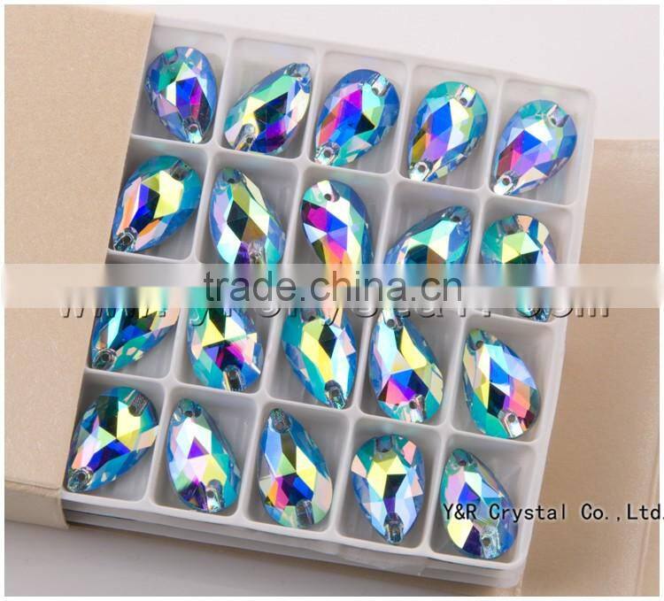 black diamond Flat back crystal stones, sew on rhinestones,sew on stones
