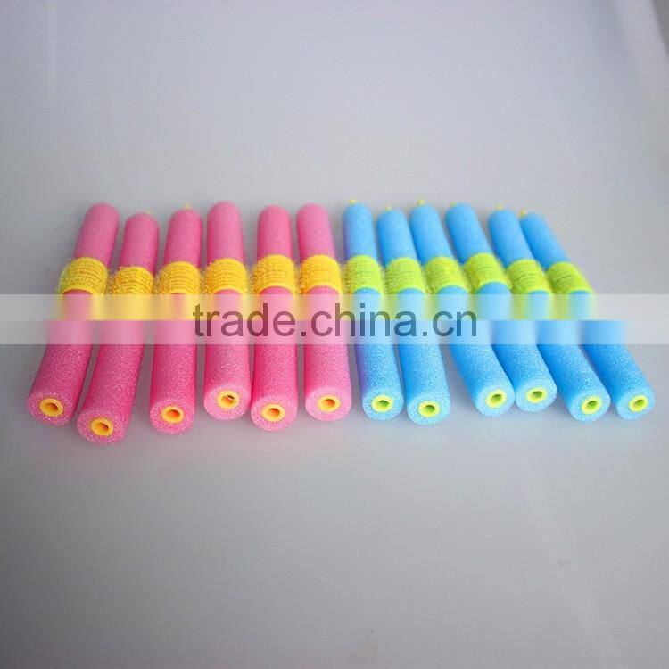SOFT FOAM BENDY HAIR CURLER ROLLERS FOR SEXY HAIR 12pcs/set Soft Foam Anion Bendy Sponge Hair Rollers Curlers Cling