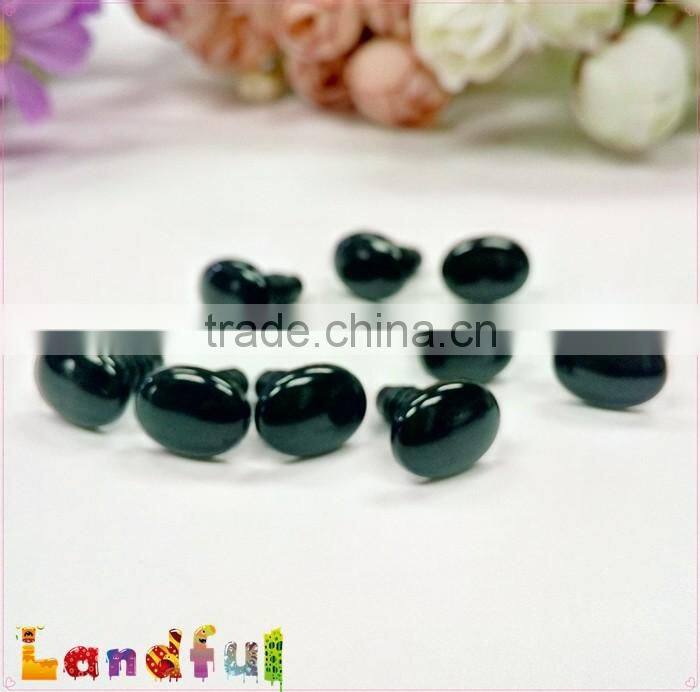 6mm DIY Toy Accessories Knitting Sewing Toys Safety Black Oval Eyes