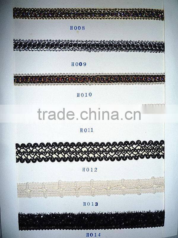 Alibaba china antique elastic braided cord with metal ends