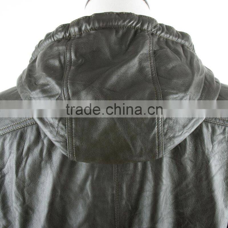 Leather Jacket with fur lining