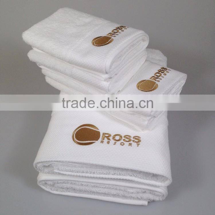 cotton large size hotel hand bath face towel set