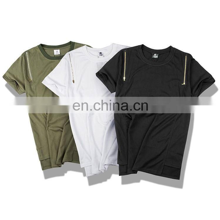 Custom men's long t shirts 6145