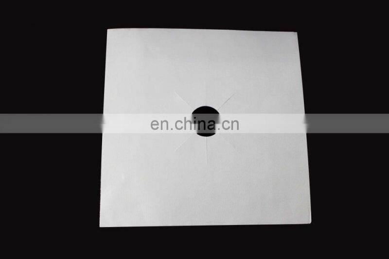Pack of 4 Black Gas Rang Protectors Reusable Easy Clean