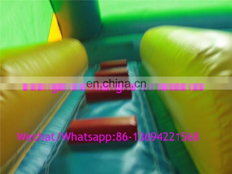 Factory supply inflatable bouncy castle with water slide