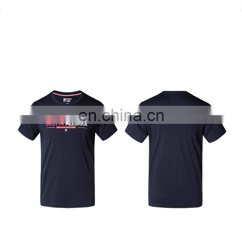 Euro Custom Customized T-shirts Poly Polyester Cotton T Shirts TShirts Tee Shirts Crew O V Upper Neck Short Sleeve Apparels