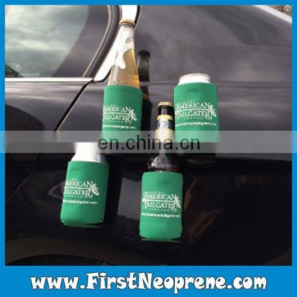 Black Magnets Convenient While Drinking Collapsible Insulated Can Holder