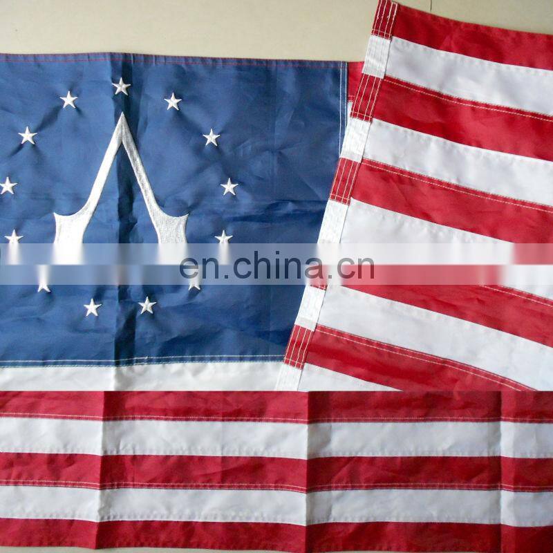 embroidery american flag