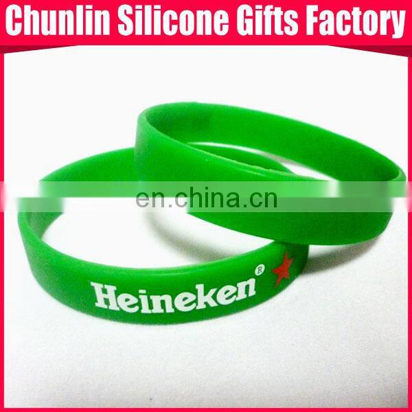 high quality Silicone Bracelets with button