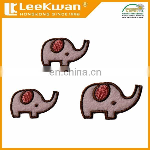 embroidery elephant patch applique, elephant embroidery design, 3D elephant embroidery patch