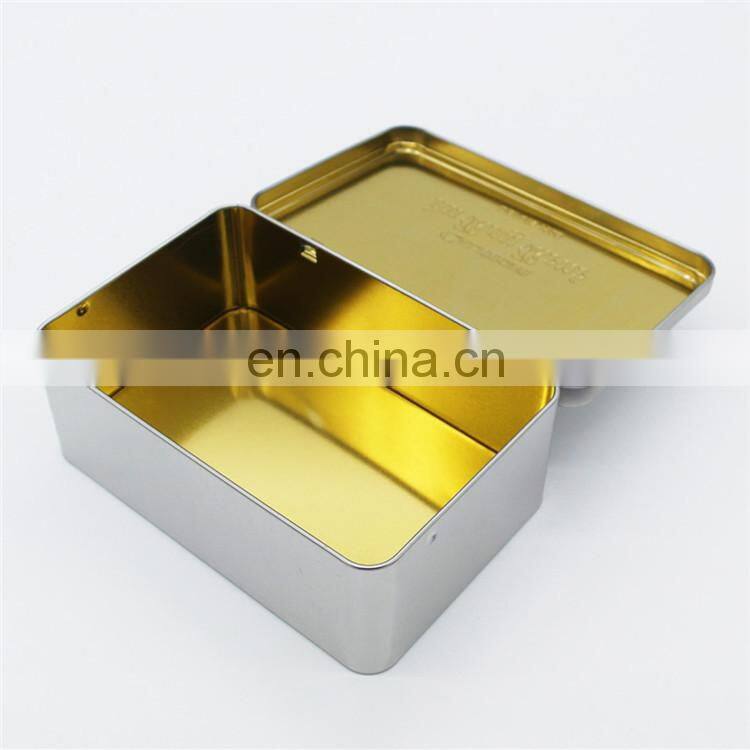 cookie biscuit tin box /empty airtight tin can with 4c printing