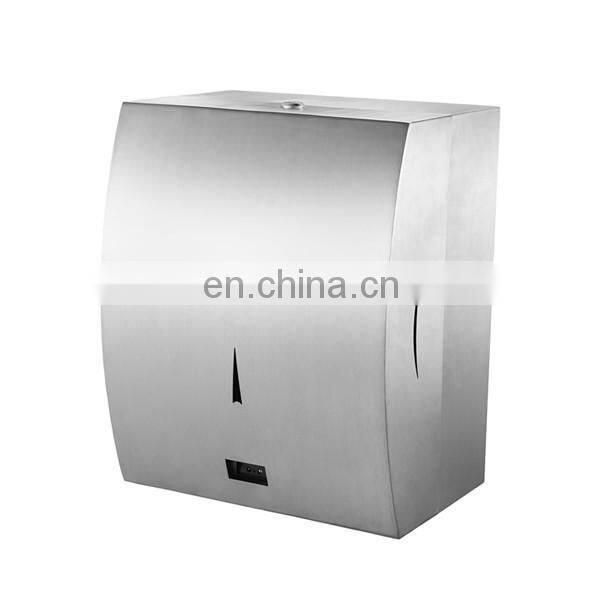 Bathroom Sanitary Stainless Steel Toilet Wall Mounted Auto Paper Towel Dispenser