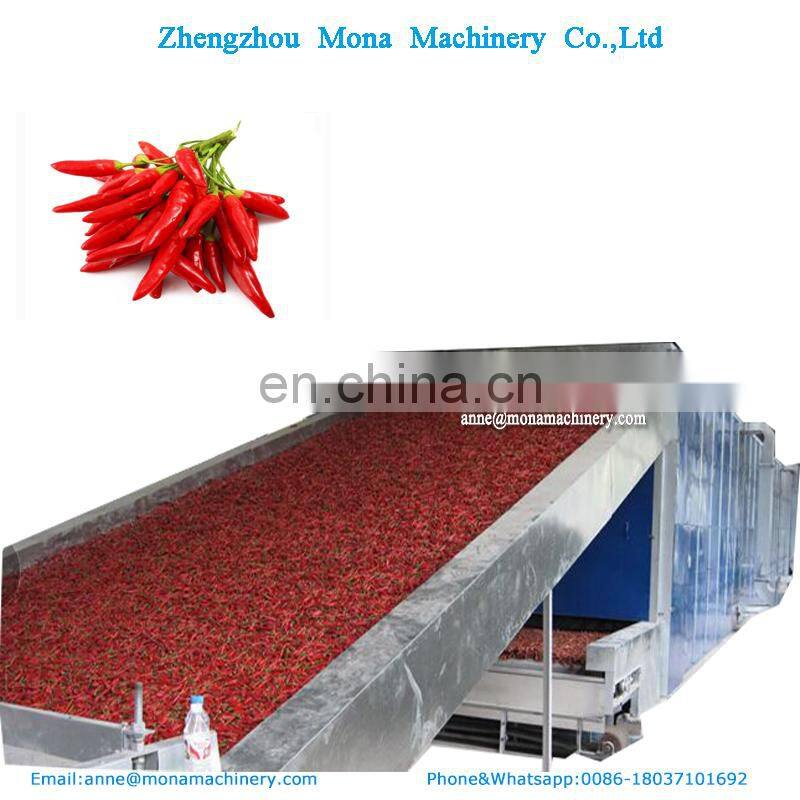 Fruits multilayer mesh belt dryer / Mesh net belt herb drying machine / Tunnel nets belt dryer for vegetables and fruits