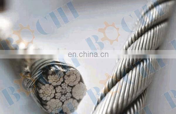 Standard YB/T5197-2005 Diameter 1.8MM-9.75MM Aviation Steel Wire Rope