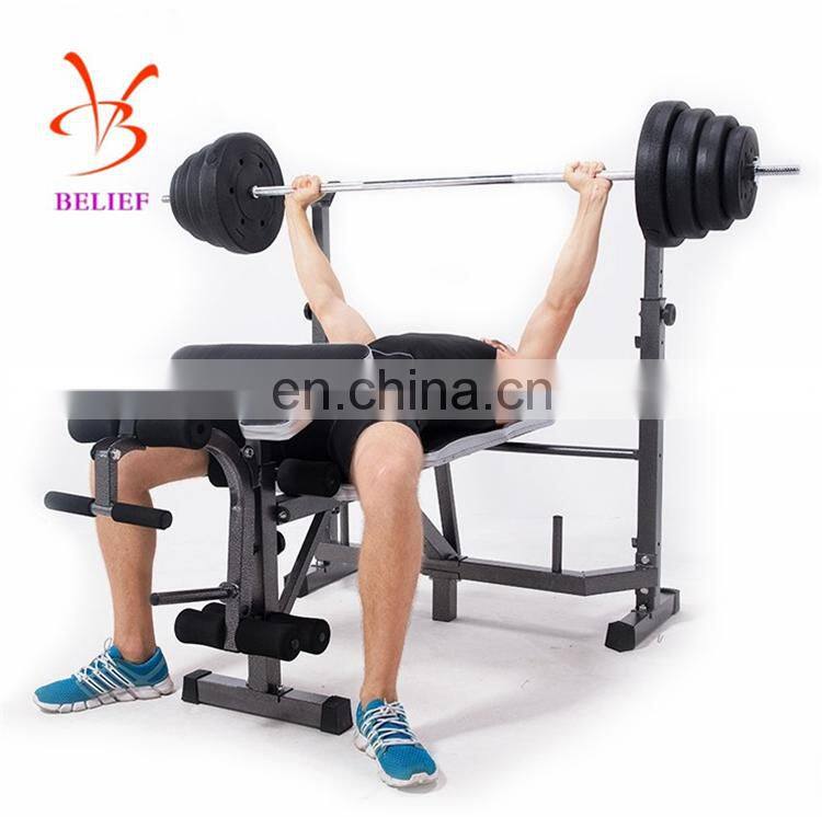 Weightlifting Bench Press Free Stand Adjustable Squat Rack