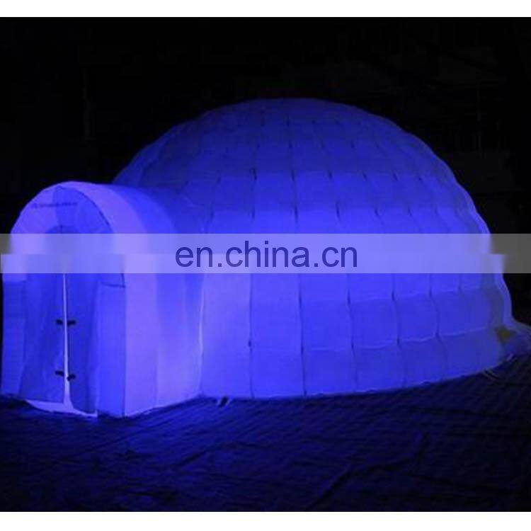 Best Quality  inflatable party dome/ cheap LED inflatable igloo dome tent for sale