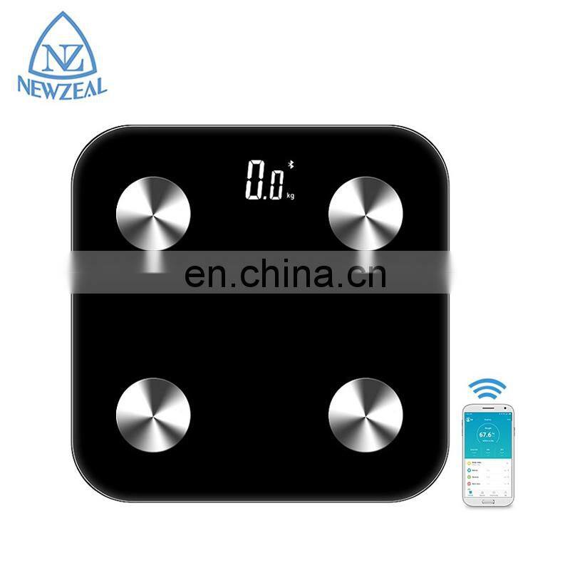 Customized Professional WIFI Smart Scale Fitbit 180Kg Backlit Accurate Digital Bathroom Body Fat Scale