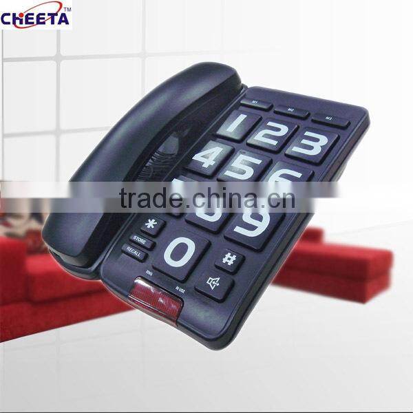 Cheap big button telephone set