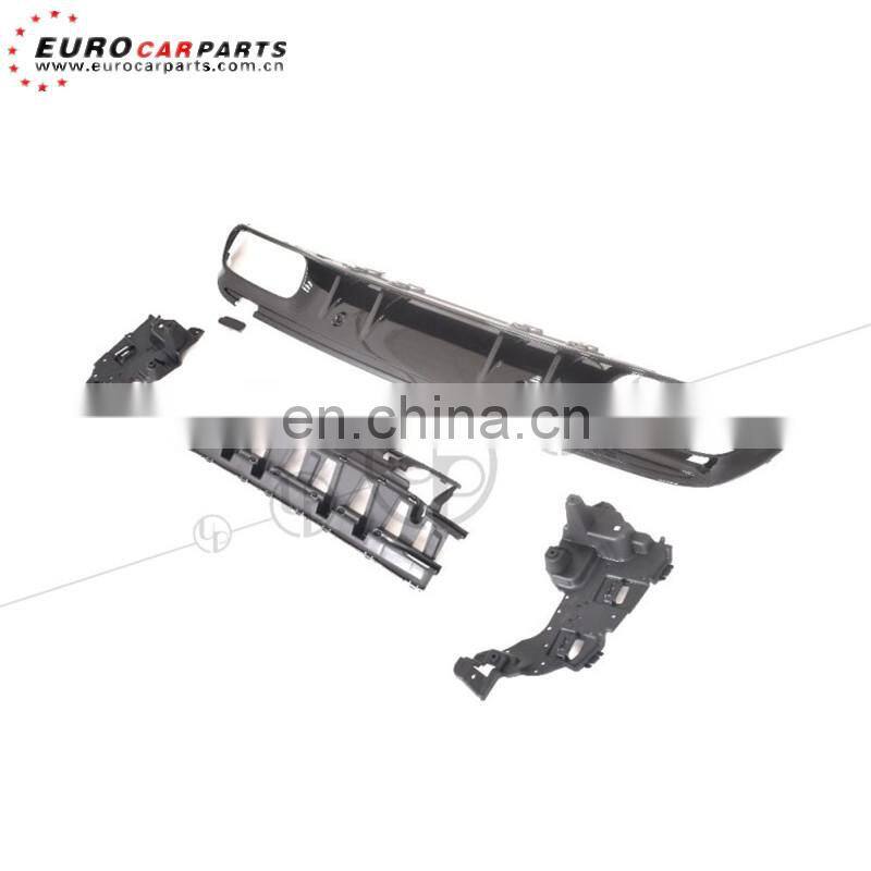 High quality rear diffuser with tips for C-CLASS w205 c63 2019~ back bumper diffuser