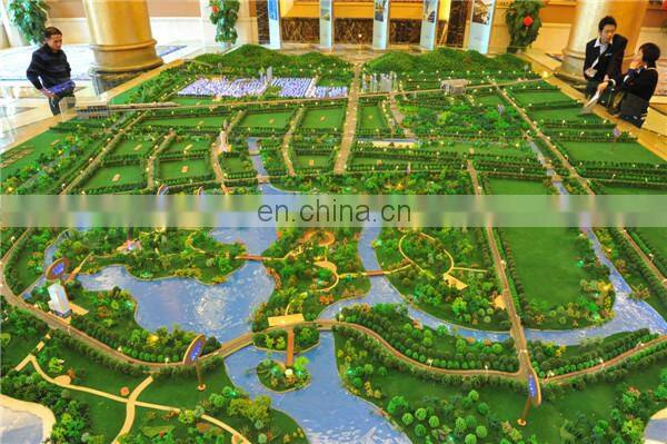 Miniature city planning model for project bidding , resin architecture model building