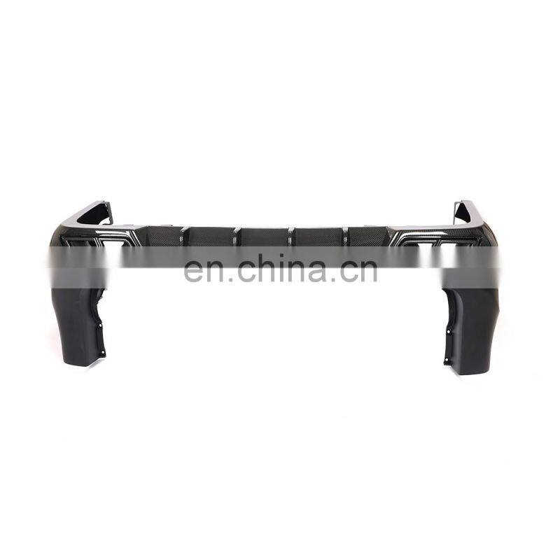 Modify Luxury V-Class W447 Dry Carbon Fiber Car Rear Bumper for Mercedes Benz V250 V260D Vito 2015-2019