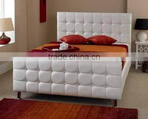 2016 New Design Leather Bed Double Bed