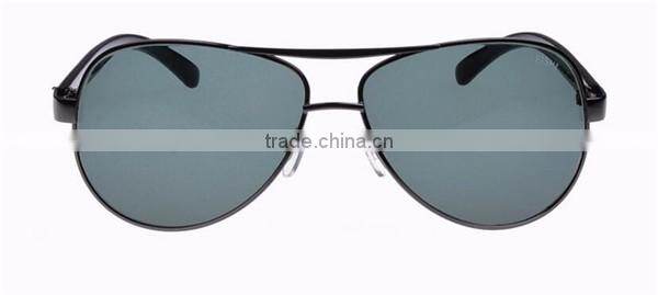 European style new model metal frame over size frog style sunglasses with glass lens