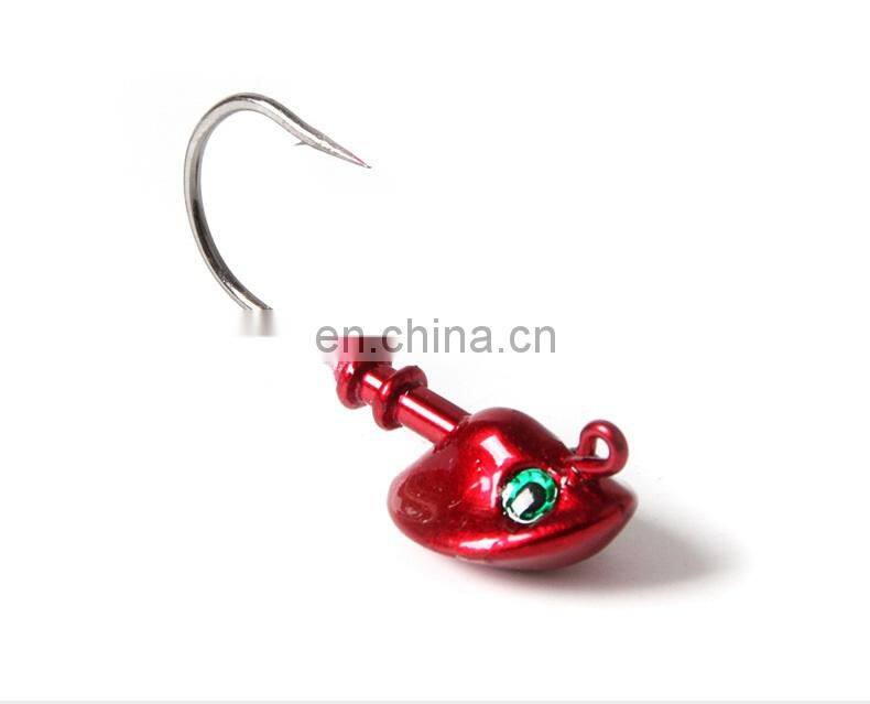 Company supply OEM Sinking fishing jig head hook