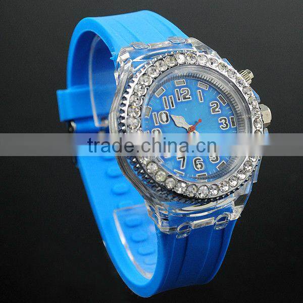 charming lovely watch with flashing light