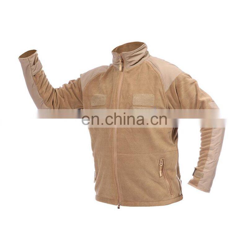 2021 European and American new men's fashion fleece liner double-sided fleece outdoor sports warm jacket